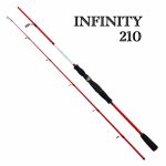 چوب ماهیگیری دو تکه قزلی ۲۱۰ سانتی متر INFINITY