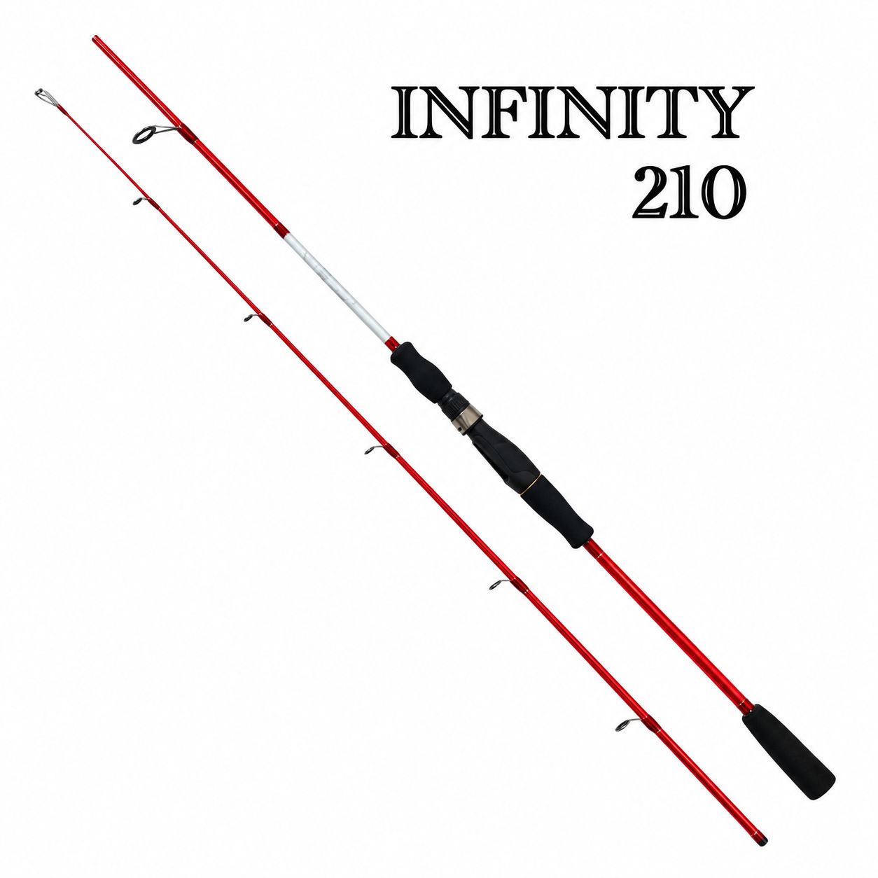 IMG_20260923_215325_240 چوب ماهیگیری دو تکه قزلی ۲۱۰ سانتی متر INFINITY - Image 1