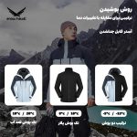 کاپشن دو پوش پلار زنانه اسنوهاک کد 79818 - Image 4