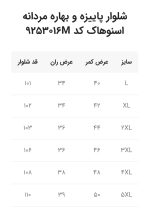 شلوار پاییزه و بهاره مردانه اسنوهاک کد 9253016 - Image 9