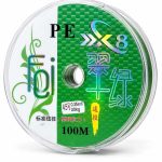 نخ ابریشمی 8 لایه PE به هم متصل 0/35mm طول 100 متر