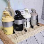 تراول ماگ استیل ضد زنگ دو حالته مدل AMSZM ظرفیت 300ml با بند COFFEE - Image 9